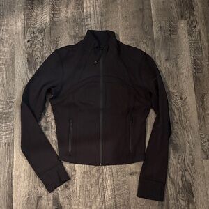 Lululemon Define Cropped Full Zip Jacket - Black - Size 10